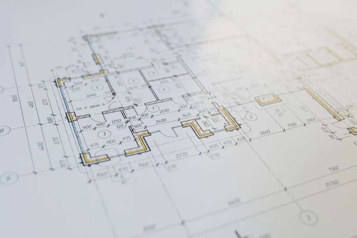 Planos arquitectónicos de una vivienda